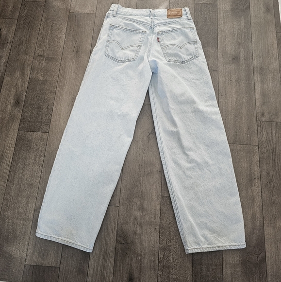 Baggy Dad Levis jeans in light Sugar color size 25 - Picture 7 of 16